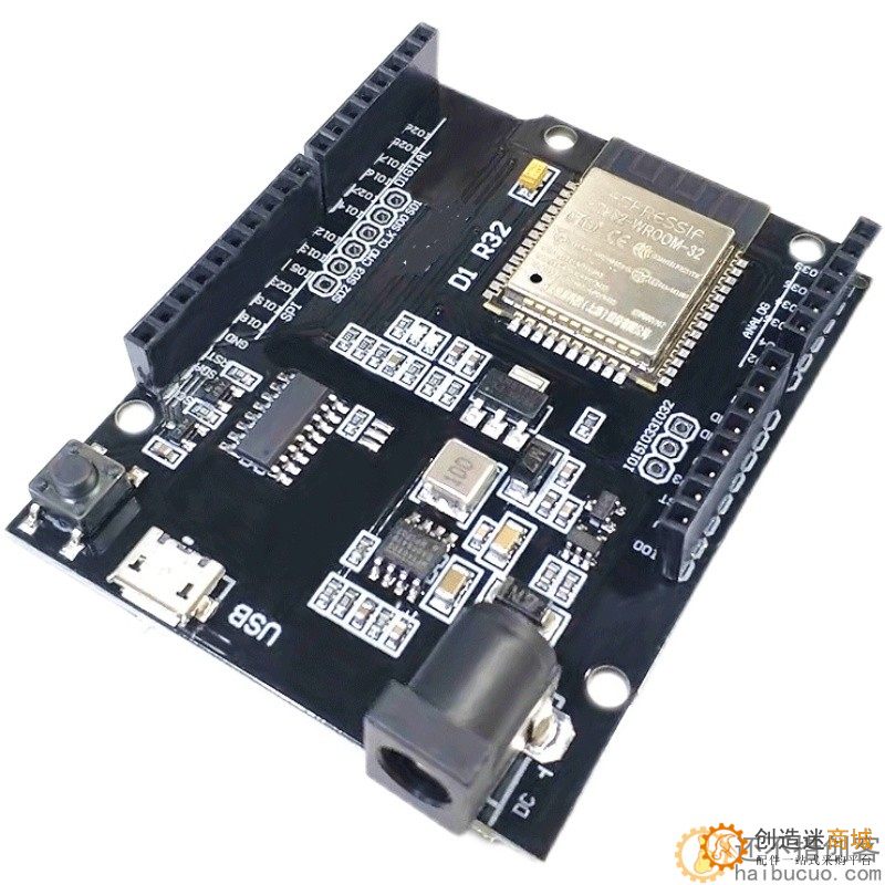 UNO D1 R32 WiFi和蓝牙esp32开发板 4MB闪存SNA302