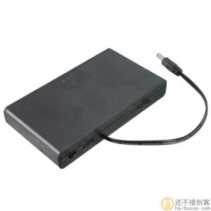 for arduino供电 5号8节带盖带开关DC头 电池盒 AA*8 12V SN230
