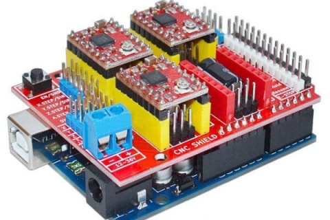 Arduino UNO + Arduino CNC Shield V3.0+A4988 使用指南
