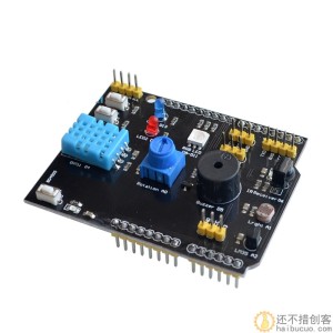 9合一多功能扩展板 DHT11温湿度 LM35温度 蜂鸣器兼容UNO SNA305