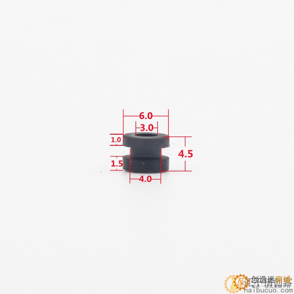 FPV穿越机F3 F4 F7飞控电调稳定减震器软硅胶减震球 M3 避震柱