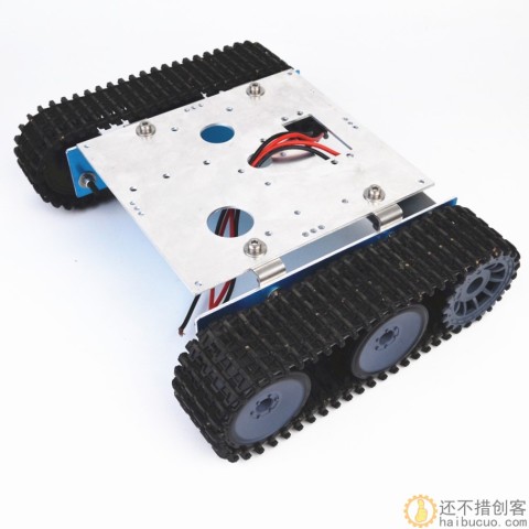 铝合金坦克机器人底盘 DC9-12V 履带车底盘for arduino 拼装套件 SN8100
