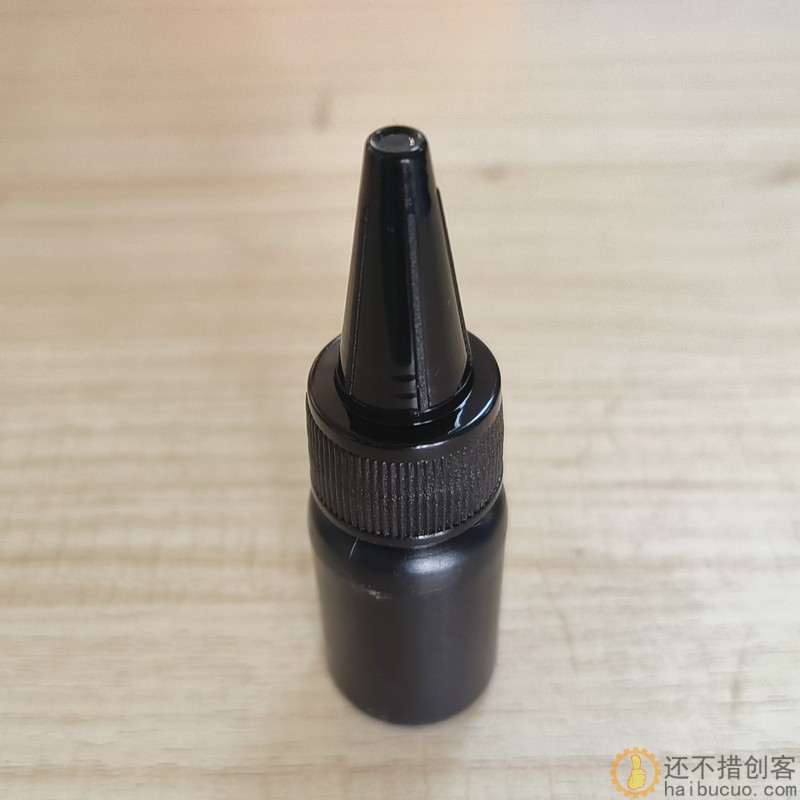 10ml黑色塑料瓶   避光塑料瓶尖嘴盖挤压塑料瓶SN1062 美甲uv胶瓶无影胶瓶HDPE
