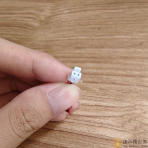 HY2.0mm 端子线 间距2.0mm 26awg彩色电子线2P单头 100mm长连接线