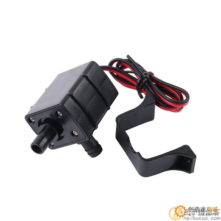 DC12V 直流无刷水泵电机 3M 240L/H 超静音太阳能潜水泳池防水