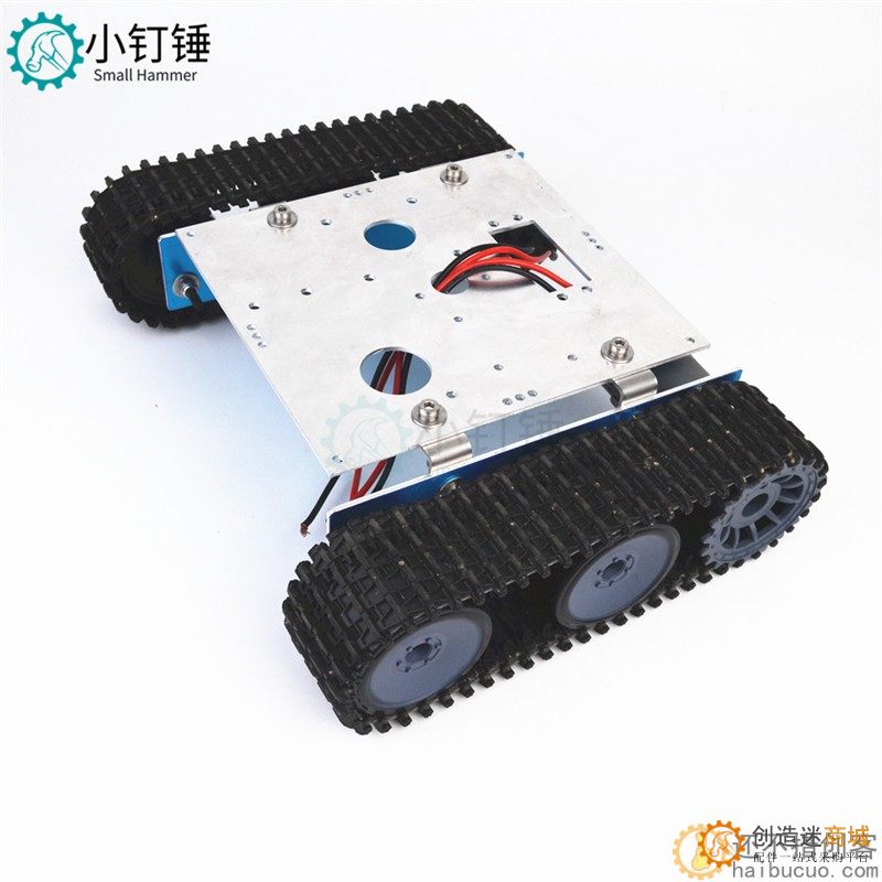 铝合金坦克机器人底盘 DC9-12V 履带车底盘for arduino 拼装套件 SN8100