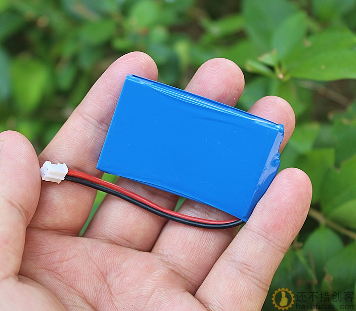 带保护板3.7V锂电池500mA 充电保护 过流保护SNB85
