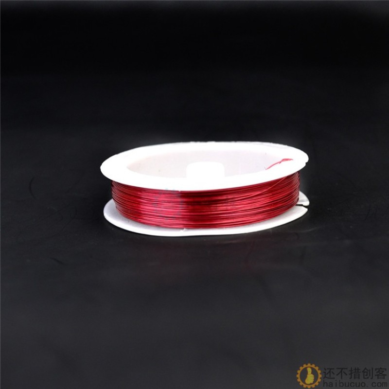 彩色diy细铁丝多规格 直径0.3/0.4/0.5mm粗细 捆扎花束制作 1卷