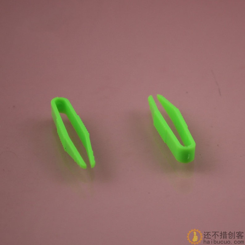 绿色小夹 塑料夹 迷你塑料夹 捏夹 零件夹 科技积木零件B215