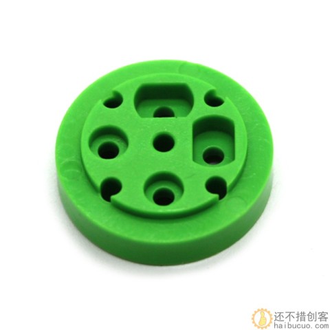 光盘轮 偏心轮 TT电机偏心轮 多孔模型拼装 机器人模型配件 diy