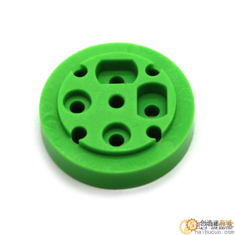 光盘轮 偏心轮 TT电机偏心轮 多孔模型拼装 机器人模型配件 diy