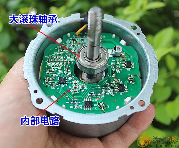直流6V12V24V内转子风扇无刷电机 双滚珠l轴承 PWM调速