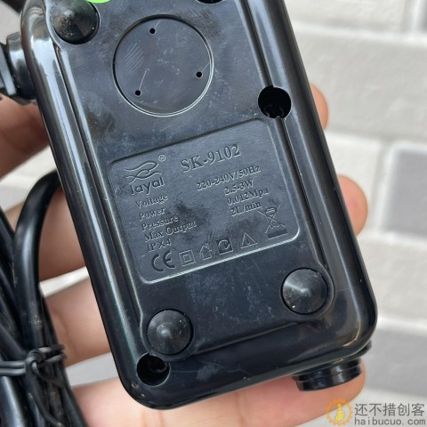 养鱼增氧泵 220V磁共振泵 不防水 注意做好防水