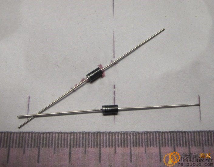 整流二极管 1N4004 IN4004 直插二极管 电子元器件