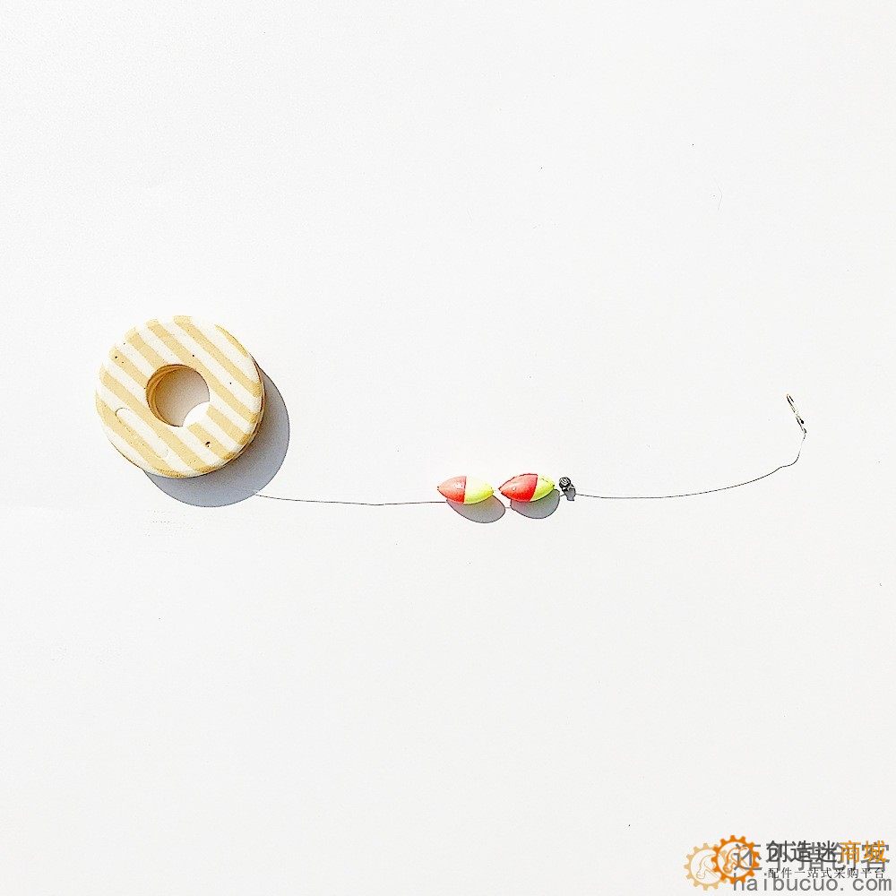儿童钓鱼竿线组无倒刺鱼钩鱼线公园地摊钓金鱼虾竿螃蟹竿配件套装SN1112