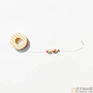 儿童钓鱼竿线组无倒刺鱼钩鱼线公园地摊钓金鱼虾竿螃蟹竿配件套装SN1112