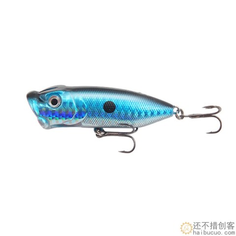 路亚饵 6.5cm/12g塑料波爬饵浮水仿真假鱼饵拟饵硬饵渔具产品L3