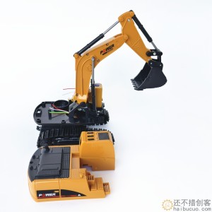 挖掘机模型 底盘 履带车 挖掘机  机器人底盘 智能小车 DIY配件SN11012