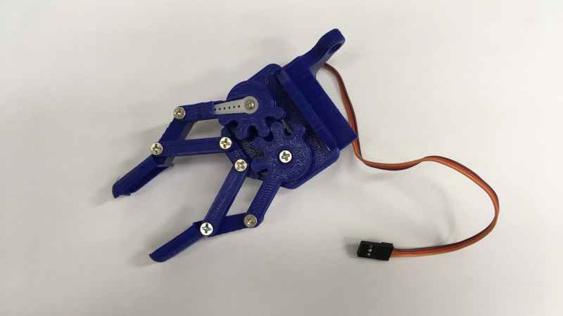 3D打印 舵机 机械抓夹子 RobotArm - Mini Servo Gripper