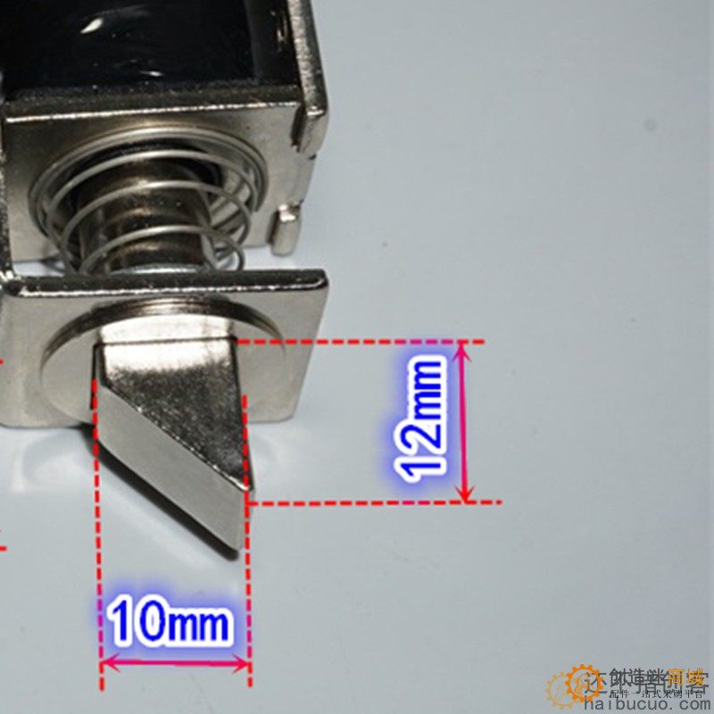 12V3.5A电磁铁锁 小型电控锁暗装柜门锁电子门禁锁磁力锁电动插锁SN1108
