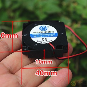 全新静音微型涡轮风机 4010 4CM厘米 无刷12V微风机 涡轮散热风扇SN1124