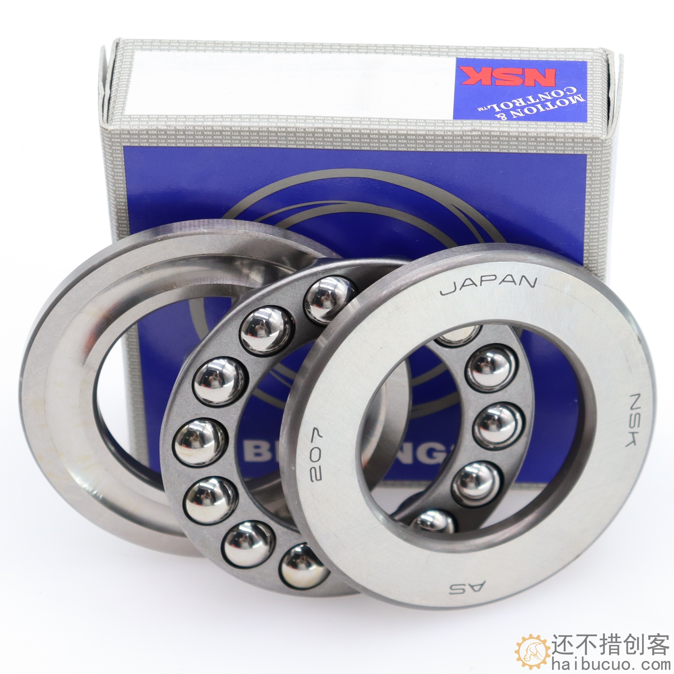 日本NSK不锈钢推力球轴承51105 DIY机械臂配件