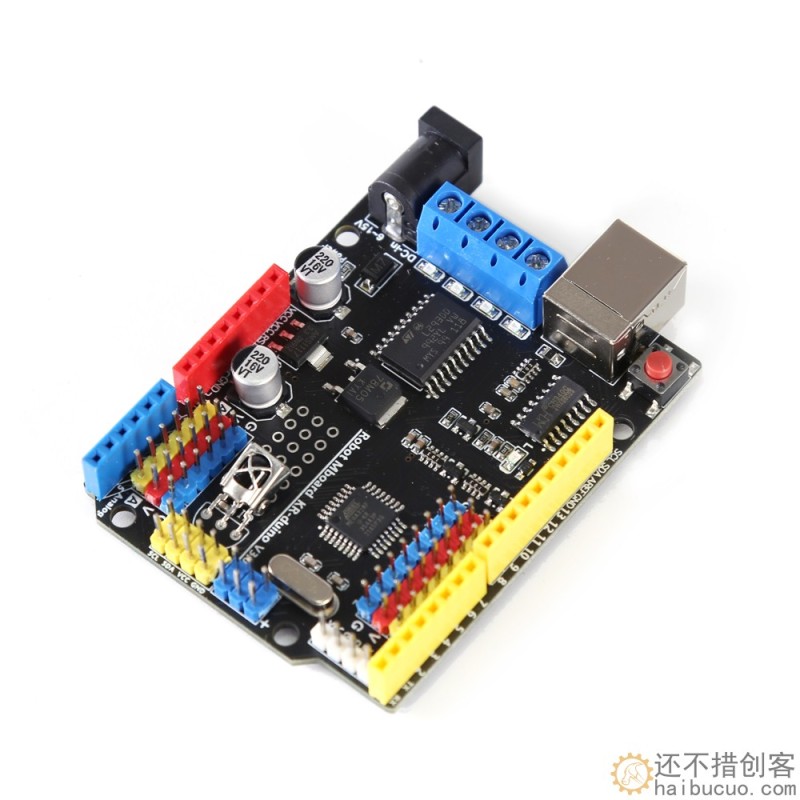 for arduino开发板UNO R3编程智能小车主控带电机驱动集成扩展板SNA312 L293D