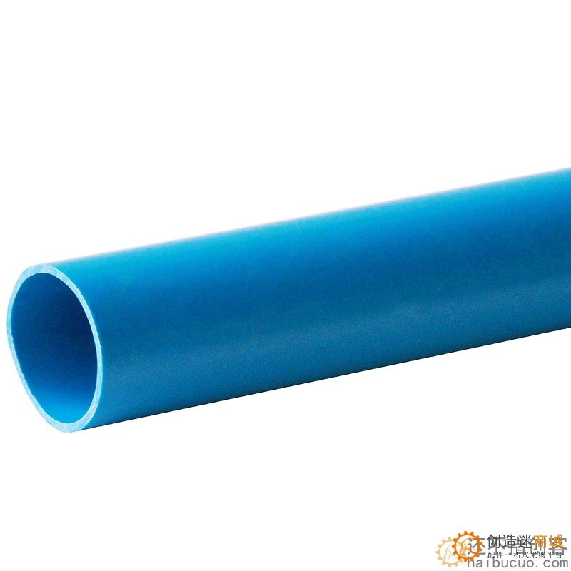 PVC管 UPVC给水管胶粘供水管材管道塑料上水管蓝色20mm 1米