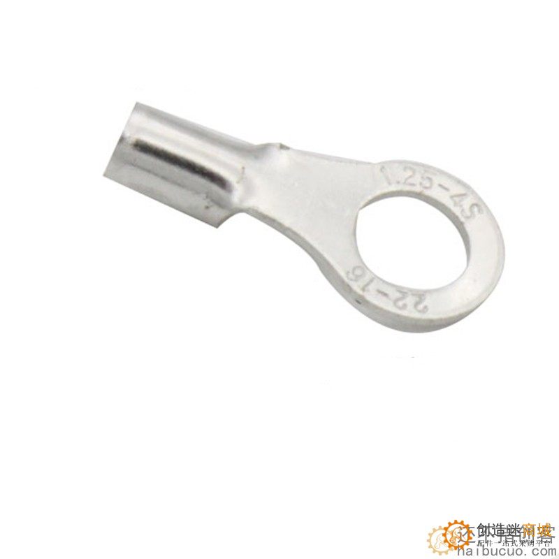 冷压端子 接线端子 圆鼻 裸端子 内径3.2MM 4.2MM 6MM 接线片