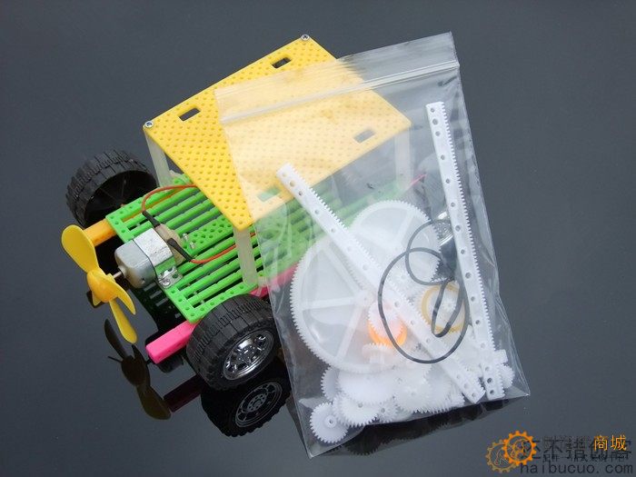34种齿轮包 玩具模型齿轮 齿条 减速 蜗杆 皮带轮 塑料齿轮