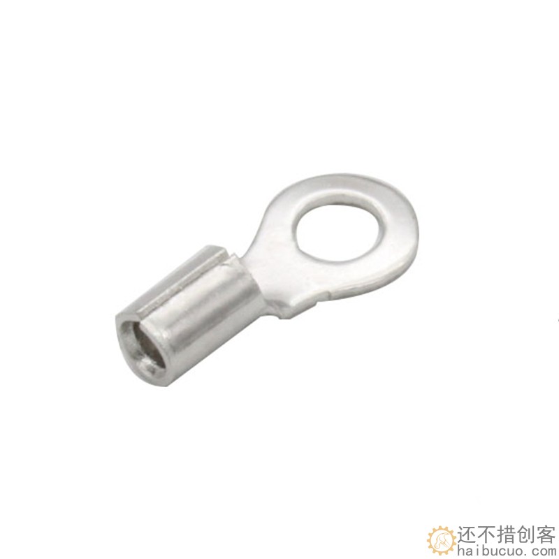 冷压端子 接线端子 圆鼻 裸端子 内径3.2MM 4.2MM 6MM 接线片