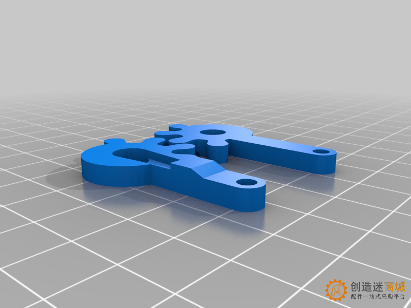 3D打印 舵机 机械抓夹子 RobotArm - Mini Servo Gripper