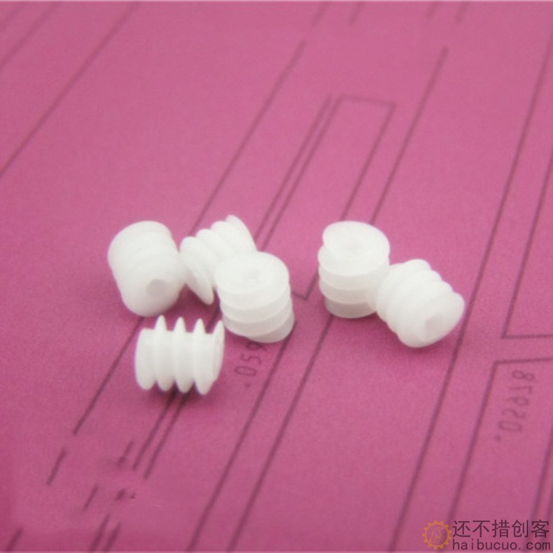 蜗杆6*6  6*8 蜗杆涡轮 减速齿轮 DIY塑胶齿轮 0.5模数