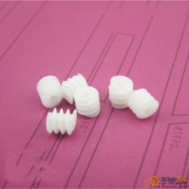 蜗杆6*6  6*8 蜗杆涡轮 减速齿轮 DIY塑胶齿轮 0.5模数