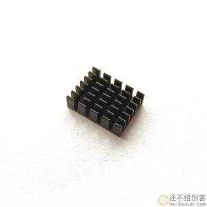 散热片 19*14*6MM （黑色开槽）优质散热器SN1185