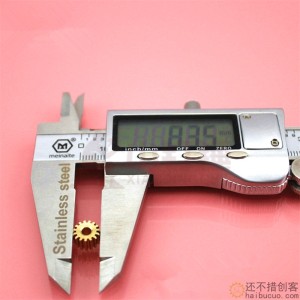 0.5模15齿3mm孔 铜齿轮 电机主轴金属齿轮 玩具DIY配件变速箱齿轮SN395