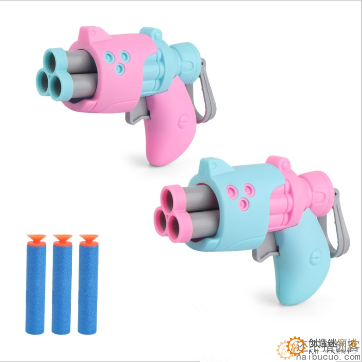 新品枪玩具儿童迷你小枪手动软弹 弹枪室内男孩 软弹