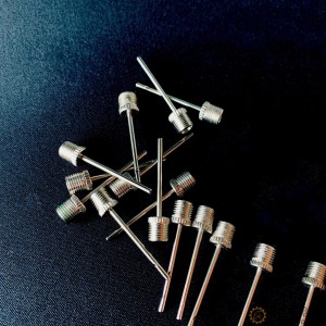 球针 篮球充气针足球 带侧孔金属不锈钢材质 球类车胎 气针