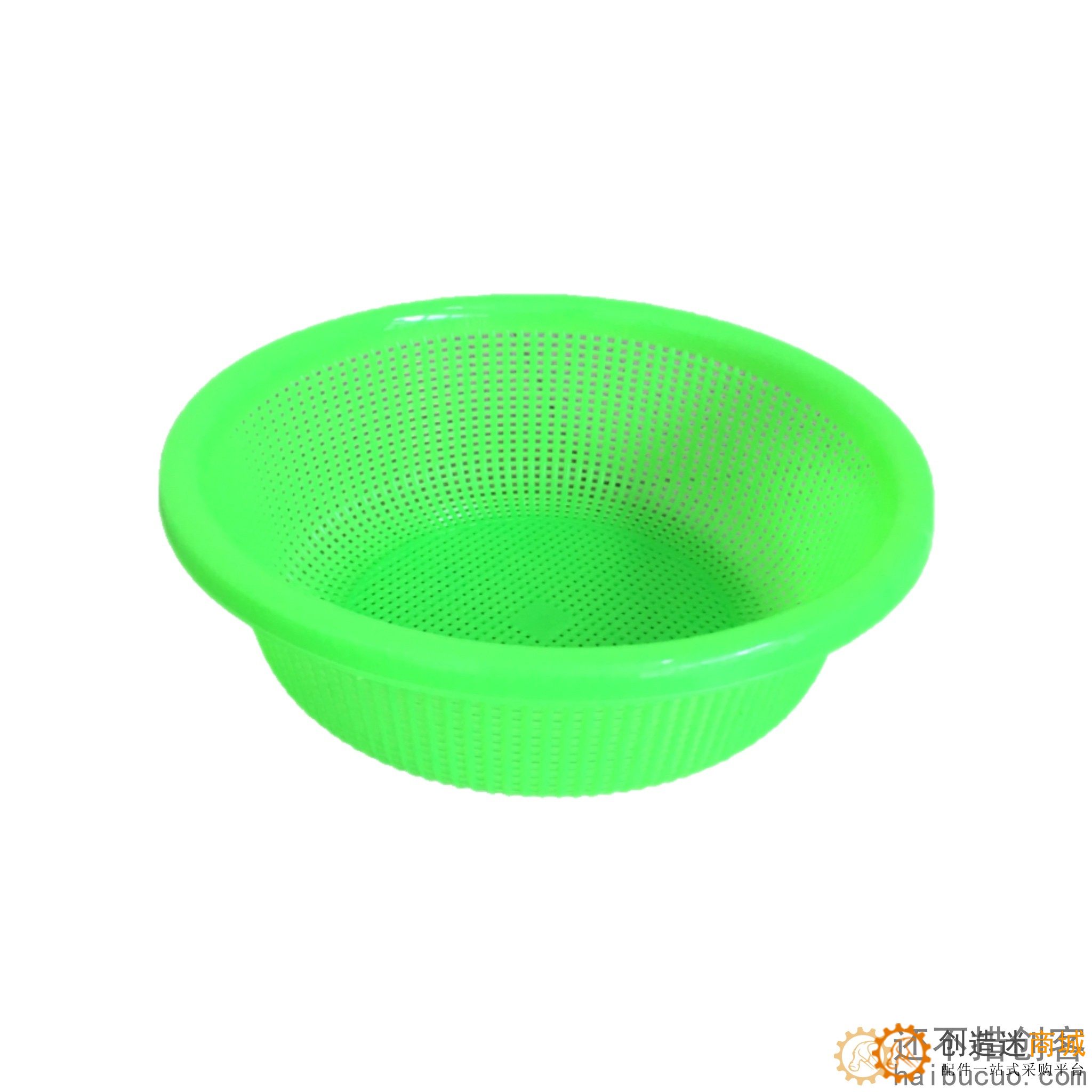 塑料水果篮淘米小篮子红色蓝色绿色小号圆形筐子密眼收纳篮SN1159