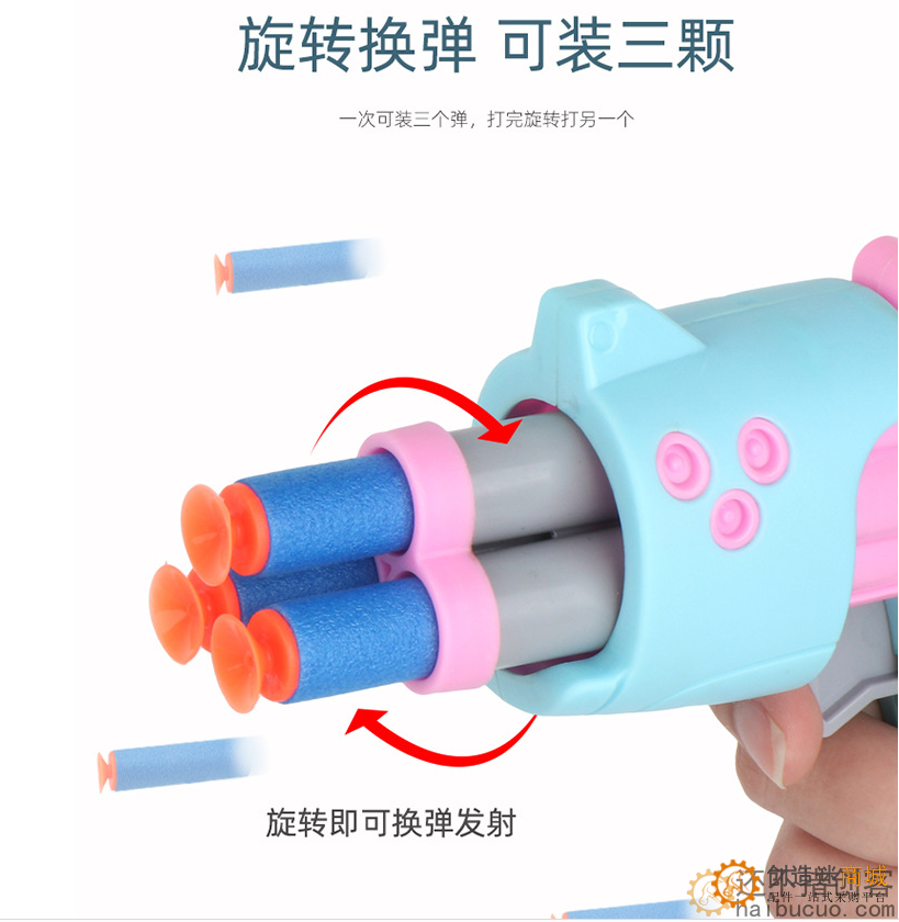 新品枪玩具儿童迷你小枪手动软弹 弹枪室内男孩 软弹