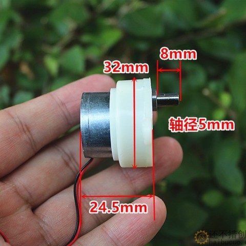 全新 300直流减速电机3.7V小型正反转慢速马达DC2-5V M361