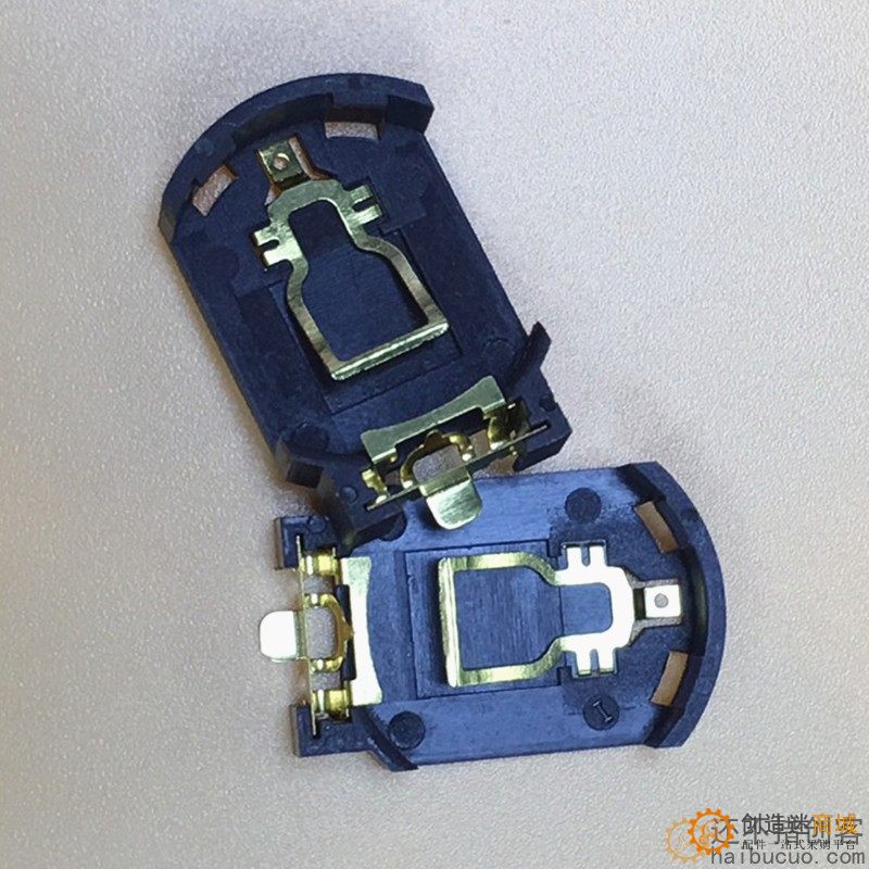 镀金 3V CR2032/CR2025 贴片电池座 纽扣电池 镀金电池座