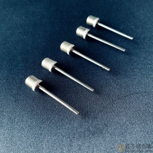 球针 篮球充气针足球 带侧孔金属不锈钢材质 球类车胎 气针
