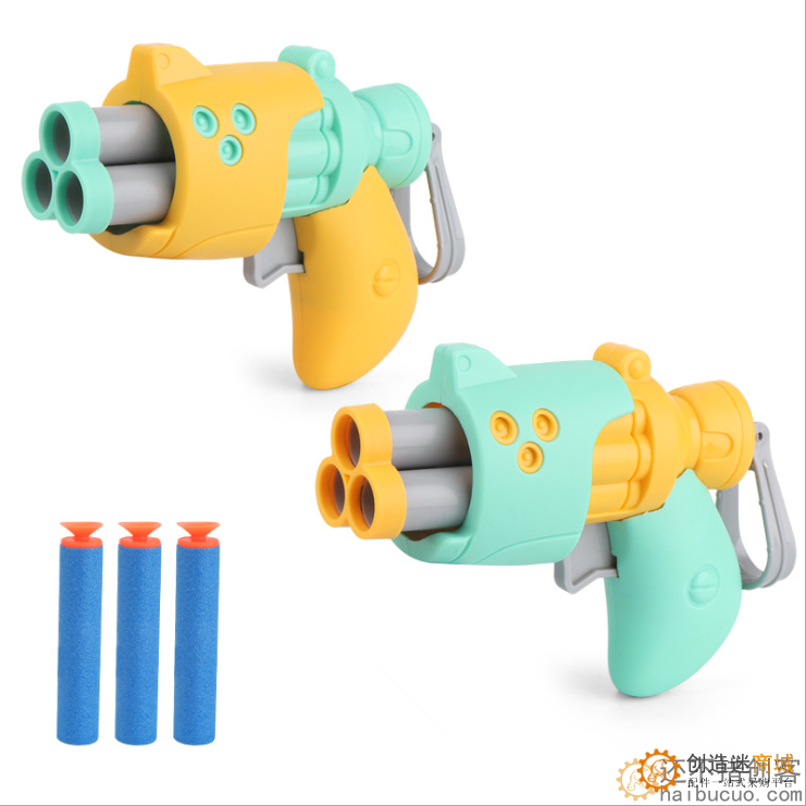 新品枪玩具儿童迷你小枪手动软弹 弹枪室内男孩 软弹