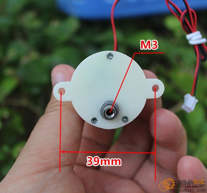 全新 300直流减速电机3.7V小型正反转慢速马达DC2-5V M361