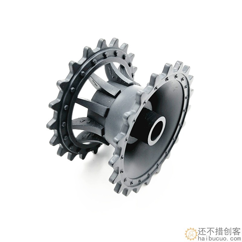 坦克底盘 履带车 塑料 驱动轮 4/5/6mm联轴器 智能小车马达连接器SNT28