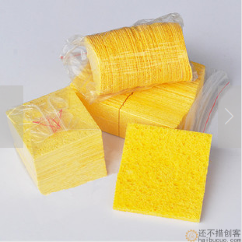 高品质烙铁海绵 耐高温清洁 去氧化专用 焊接工具3.5*4.5CM