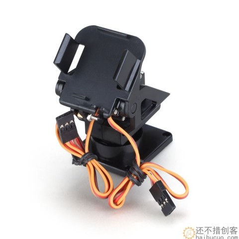 20克FPV舵机云台 fpv航拍微型尼龙塑料FPV云台双轴舵机云台