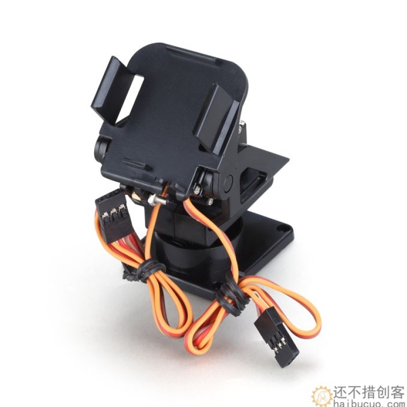 20克FPV舵机云台 fpv航拍微型尼龙塑料FPV云台双轴舵机云台