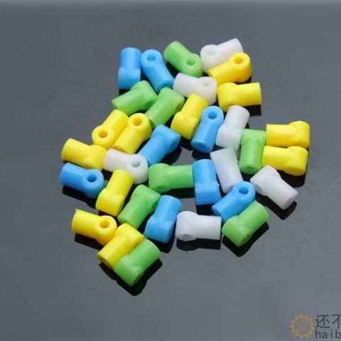 彩色三通轴套 三通部件 轴套 车架 多用连接件 联轴器 配件 支杆